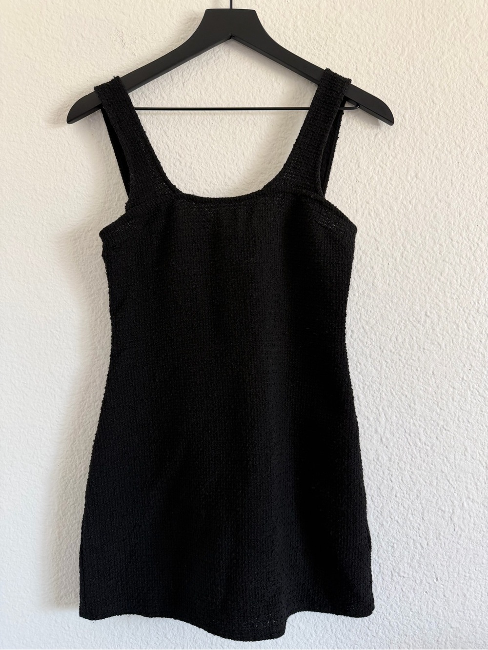 divided knit mini dress